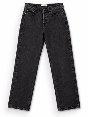 Levi’s Wedgie Straight Jeans Size 26 Black High Rise Vintage Fit 26x27 Trendy